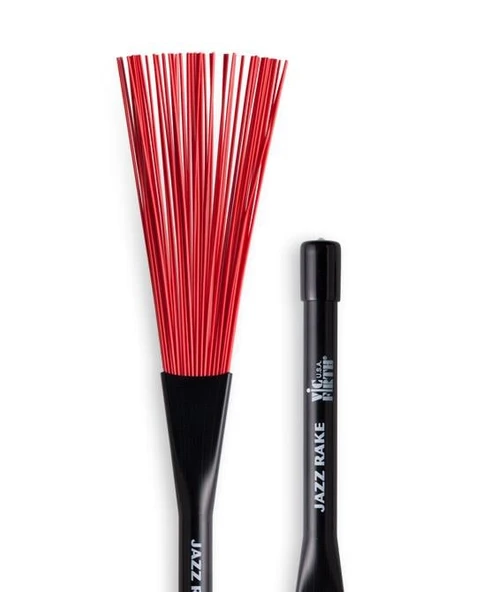 Vic Firth BJR Jazz Rake Fırça (Plastik) | İnce Plastik Teller - Yumuşak Caz - Esnek ürün görseli 1