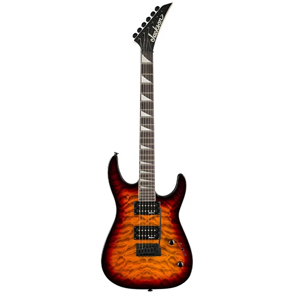 Jackson 2910231582 JS20 Dinky DKQ 2PT Elektro Gitar (Transparent Tobacco Burst) | Egzotik Klavye Klasik Tobacco Burst ve Yüksek Çıkışlı Jackson Manyetikler ürün görseli 1