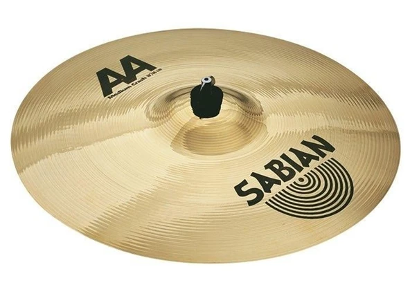 Sabian 21808B AA Medium Crash 18 İnç Davul Zili (Profesyonel) | Çok Yönlü Müzikal Kullanım, Dengeli Sürdürülebilirlik (Sustain) ve Endüstri Standardı Ton ürün görseli 1