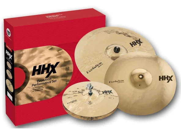 Sabian 15005XEB HHX Evolution Performance Zil Seti (14-16-20) | Dave Weckl Serisi - 3'lü Set ürün görseli 1