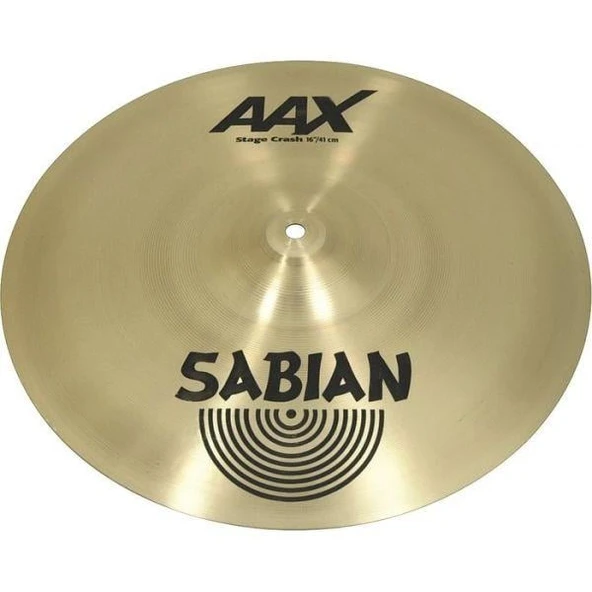 Sabian 21608XB AAX Stage Crash Zil (16 İnç) | Sahne İçin Optimize - Kesici Ses - Parlak ürün görseli 1