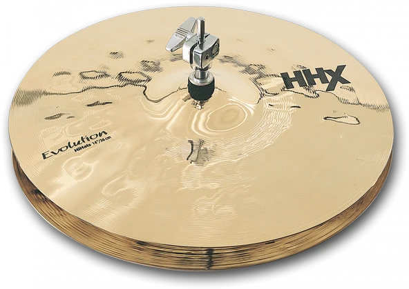 Sabian 11402XEB HHX Evolution Hi-Hat Zil (14 İnç) | Dave Weckl Serisi - Parlak ve Net - Çok Yönlü ürün görseli 1
