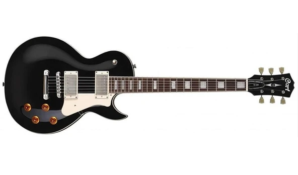 Cort CR200BK Elektro Gitar | Siyah - HH Manyetik Dizilimi ürün görseli 1