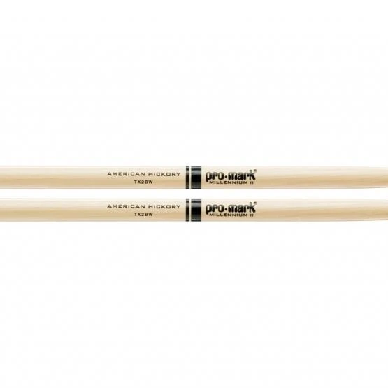 Promark TX2BW-4 American Hickory 2B Baget - 4'lü Avantaj Paketi (Ekonomik) | Dayanıklı Amerikan Hickory Ağacı, Kalın Profil, Güçlü Rock/Metal İcraları ve 4 Çiftlik Yedekli Set ürün görseli 1