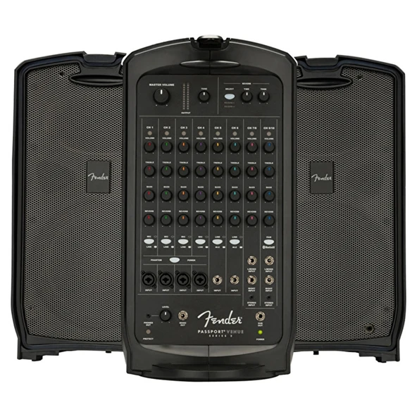 Fender 6944006900 Passport Venue Series 2 Bluetooth Taşınabilir Ses Sistemi (600W) | Konser ve Etkinlikler İçin Güçlü Ses Kolay Kurulum ve Taşıma Çantası Tasarımı ürün görseli 1