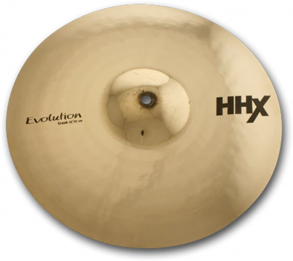 Sabian 11606XEB HHX Evolution Crash 16 İnç Davul Zili (Profesyonel) | Dave Weckl Serisi, Yumuşak Hissiyat ve Parlak Atak ürün görseli 1
