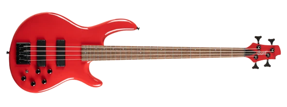 Cort C4 DELUXE CRD Bas Gitar | 4 Telli Aktif - Şeker Kırmızısı ürün görseli 1