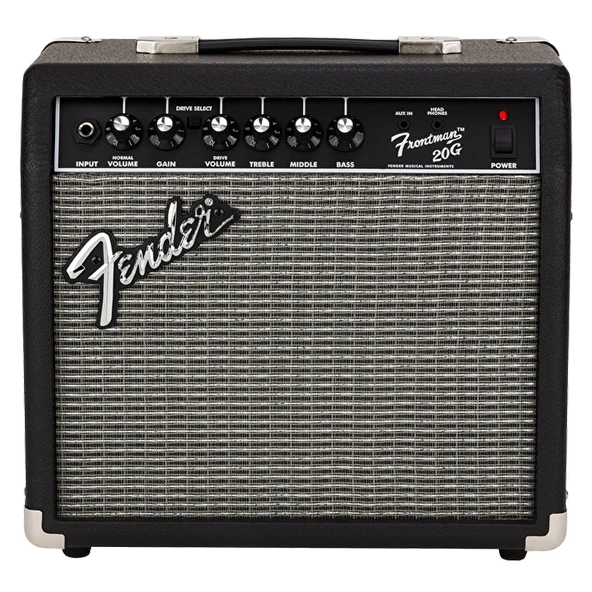 Fender 2311506900 Frontman 20G Elektro Gitar Amfisi | 20 Watt Güç ve 8 İnç Hoparlör Temiz ve Drive Tonları Arasında Kolay Geçiş ürün görseli 1