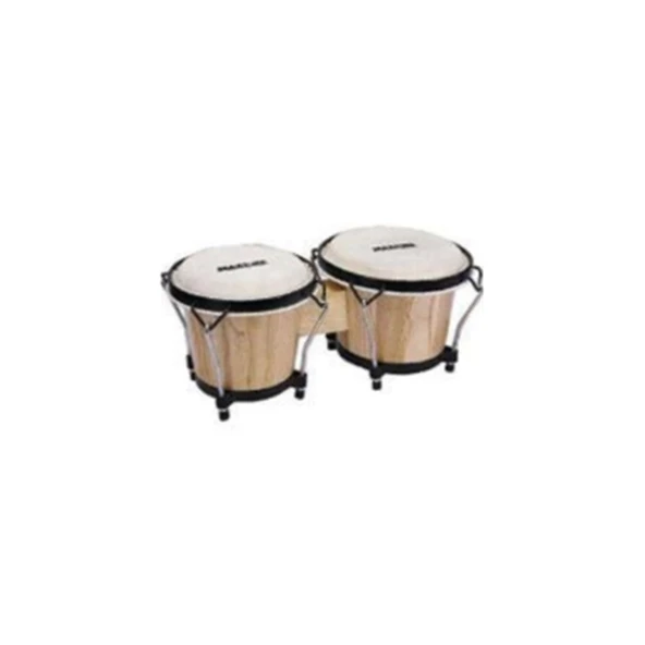 Maxtone BC-13 6 İnç Tekli Bongo (Başlangıç Seviye) | Doğal Deri Yüzey, Dayanıklı Ahşap Gövde ve Kompakt Taşınabilir Perküsyon Tasarımı ürün görseli 1