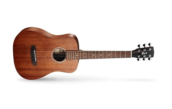 Cort Ad Mını M Op 3/4 Ölçek Akustik Gitar - Gig Bag Dahil (başlangıç/orta Seviye) | Tüm Gövde Maun Ahşap, Kompakt 3/4 Boyut Ve Open Pore Mat Kaplama ürün görseli 1