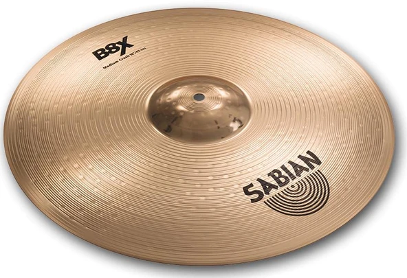 Sabian 41808X B8X Medium Crash 18 İnç Davul Zili (Başlangıç/Orta Seviye) | Güçlü Atak Kapasitesi, Uzun Çınlama Süresi ve Dayanıklı Bronz Yapı ürün görseli 1