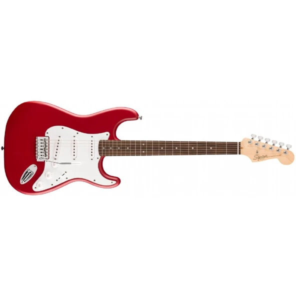Squier 0379600554 Debut Stratocaster Elektro Gitar (Dakota Red) | Tam Boy Kırmızı Strat Laurel Klavye ve 3 Single-Coil Manyetik ürün görseli 1