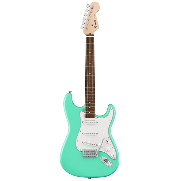 Squier 0379600549 Debut Stratocaster Elektro Gitar (Sea Foam Green) | Deniz Köpüğü Yeşili Hafif Gövde ve Rahat Çalım ürün görseli 1