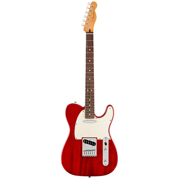 Fender 0140550514 Player Iı Telecaster Chambered Mahogany Elektro Gitar (transparent Cherry - Gülağacı Klavye) | Modern Profesyonel Seri Kiraz Rengi Maun Gövde Ve Modern Donanım ürün görseli 1
