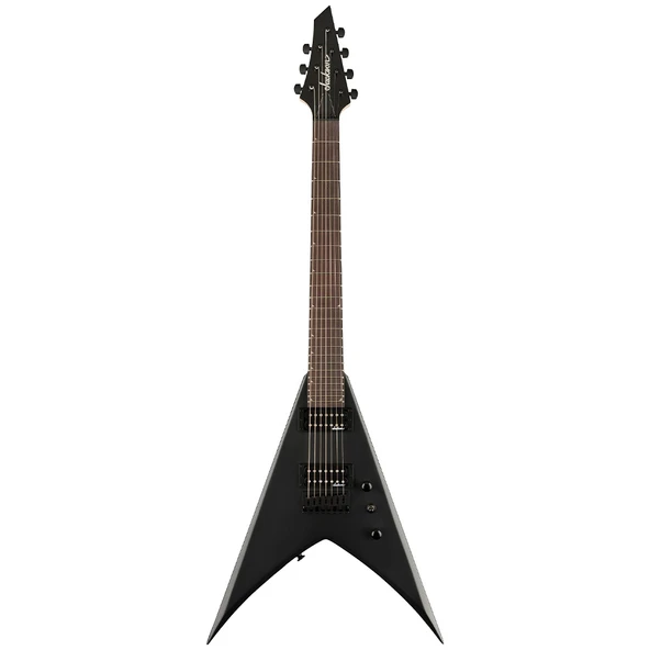 Jackson 2910127568 Js Series King V Js22-7 Ht 7 Telli Elektro Gitar (satin Black - Amaranth Klavye) | Js Serisi 7 Telli Tasarım Sabit Köprü Ve Mat Siyah King V Gövde ürün görseli 1