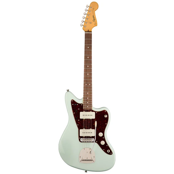 Squier 0374083572 Classic Vibe 60s Jazzmaster Elektro Gitar (Orta Seviye) | Laurel Klavye, Sonic Blue, Vintage Stil Manyetik ve Tremolo ürün görseli 1