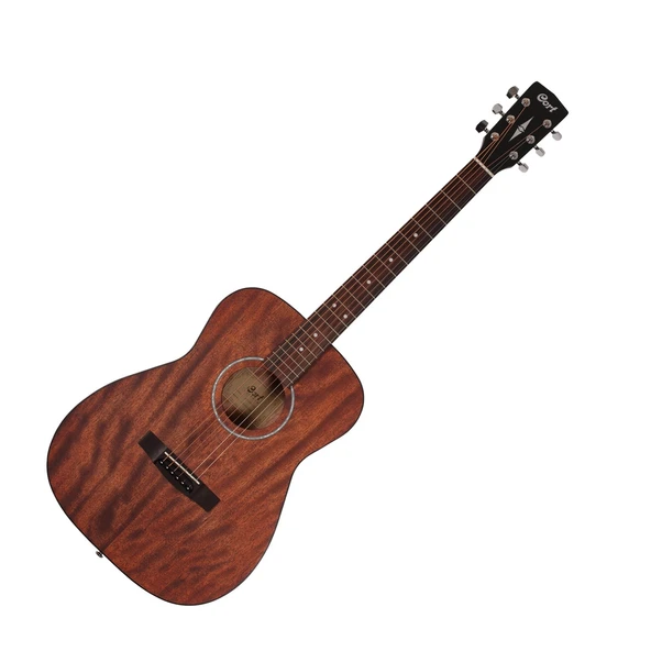 Cort AF510M OP Akustik Gitar (Başlangıç/Orta Seviye) | Tamamı Maun (Mahogany) Gövde, Konser Tipi Küçük Kasa ve Open Pore Mat Kaplama ürün görseli 1