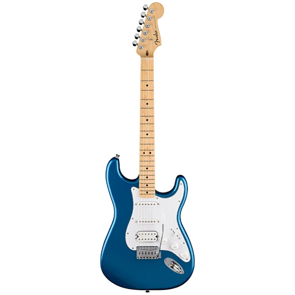 Fender 0266420560 Standard Stratocaster HSS Elektro Gitar (Aqua Marine Metallic) | Akçaağaç Klavye Köprüde Humbucker Gücü ve Metalik Mavi Renk ürün görseli 1