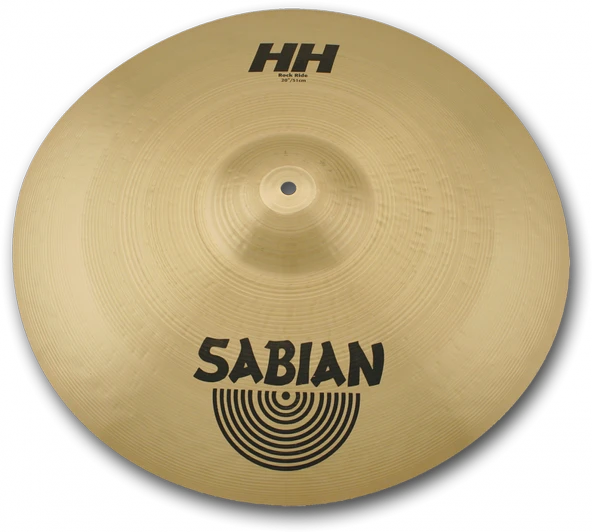 Sabian 12049 HH Rock Ride Zil (20 İnç) | El Dövmesi - Ağır Yapı - Geleneksel Güçlü Ton ürün görseli 1