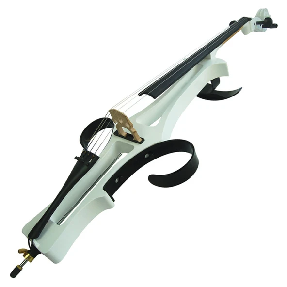 Kinglos KNG DSDT-1802 Elektro Çello 4/4 Beyaz (Profesyonel - Silent) | Kulaklık Çıkışlı Sessiz Çalışma, Modern Tasarım, Taşıma Çantalı Set ürün görseli 1