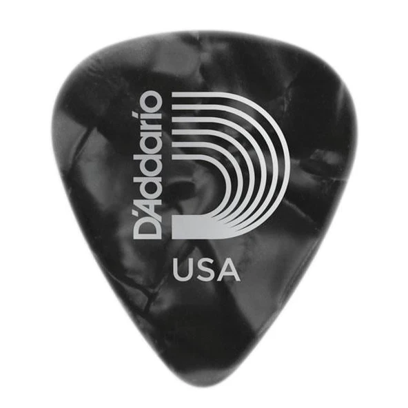 Planet Waves 1CBKP2-100 Selüloit Pena Black Pearl Light (100'lü Paket) | Siyah Sedefli - Esnek - Ekonomik ürün görseli 1