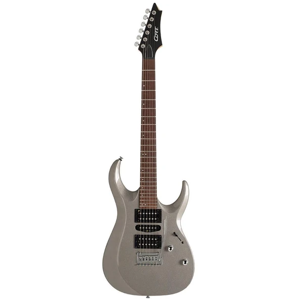 Cort X200SV Elektro Gitar | Gümüş Renk - HH Manyetik ürün görseli 1
