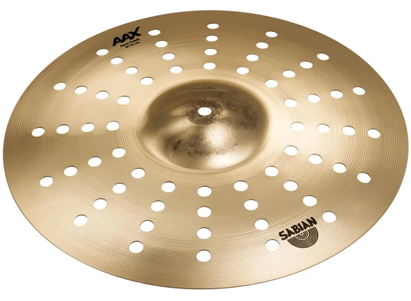 Sabian 216XAC AAX Aero Crash Zil (16 İnç) | Delikli Tasarım - Beyaz Gürültü - Trashy ürün görseli 1