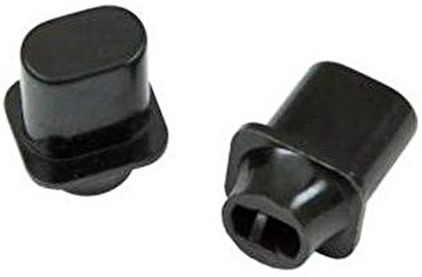Fender 0994937000 Pure Vintage Telecaster Switch Ucu (Siyah - 2'li) | Klasik Siyah Anahtar Başlığı Yedek Parça Olarak İkili Paket ürün görseli 1