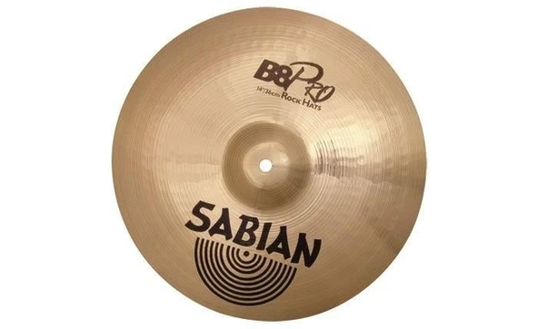 Sabian 31403- B8 Pro Rock 14 İnç Hi-Hat Davul Zili (Orta Seviye) | Ağır Alt Zil Kombinasyonu, Keskin Ses Karakteri ve Güçlü Atak Kapasitesi ürün görseli 1