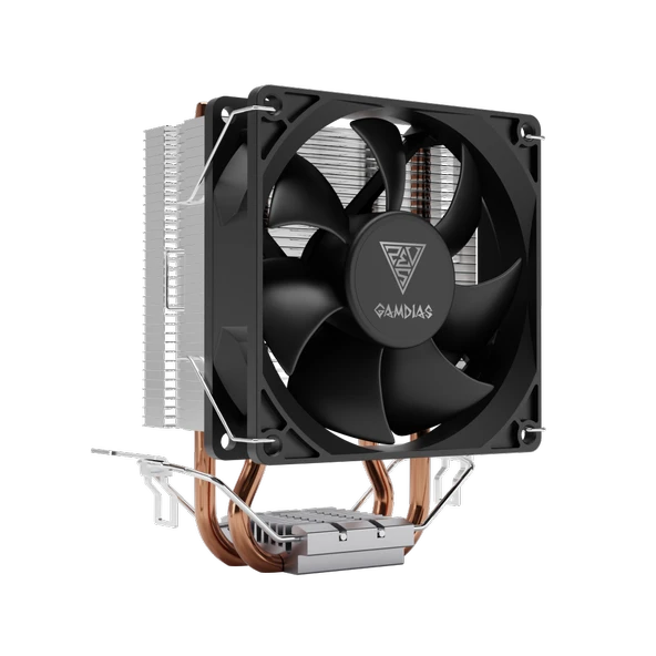 GAMDIAS BOREAS E1-210 MONO, 92mm, CPU  Kule Tipi Hava Soğutma, Doğrudan Temas Teknolojisine Sahip 2 adet Gelişmiş Bakır Isı Borusu (AMD AM5 ve INTEL Tüm işlemciler ile uyumlu) ürün görseli 1