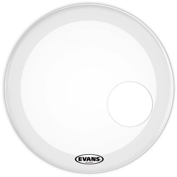 Evans BD20RGCW Resonant Frosted Coated Bas Davul Derisi (20 inç - Beyaz) ürün görseli 1