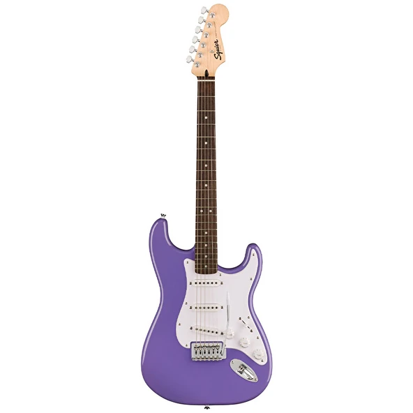 Squier 0373150517 Sonic Stratocaster Elektro Gitar (Ultraviolet) | Mor Renk Laurel Klavye ve Beyaz Pickguard ürün görseli 1