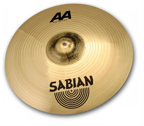 Sabian 21909MB AA Metal Crash 19 İnç Davul Zili (Profesyonel) | Ekstra Ağır Gövde, Yüksek Ses Hacmi ve Agresif Müzik Türleri İçin Maksimum Dayanıklılık ürün görseli 1