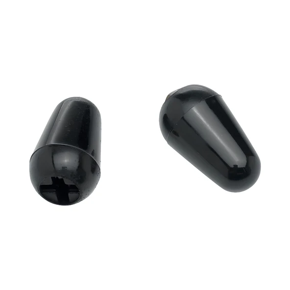 Fender 0994939000 Stratocaster Switch Ucu (Siyah - 2'li) | Siyah Renk Stratocaster Seçici Anahtar Başlığı Yedek Parça ürün görseli 1
