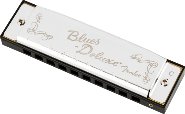 Fender 0990701001 Blues Deluxe Do (C) Majör Mızıka | Başlangıç ve Profesyoneller İçin Standart C Majör Diatonik Mızıka ürün görseli 1