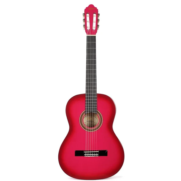 Valencia VC104TPKS Klasik Gitar 4/4 (Pembe Sunburst) | Sap Çelikli - Parlak Cila - Yetişkin Boy ürün görseli 1