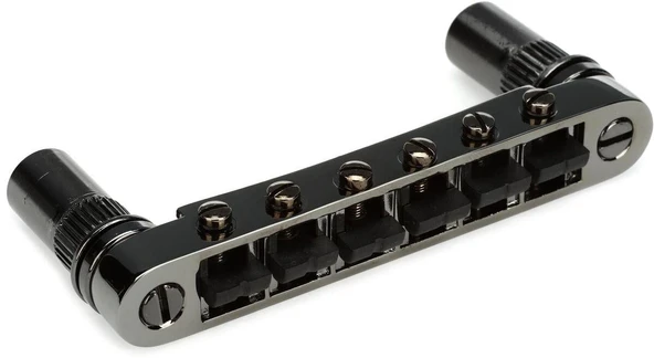 Graph Tech PS-8863-BN ResoMax NV2 Autolock Köprü (6mm - Black Nickel - String Saver) ürün görseli 1