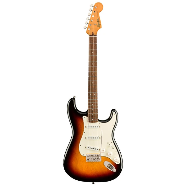 Squier 0374010500 Classic Vibe '60s Stratocaster Elektro Gitar (3-Color Sunburst) | Laurel Klavye 60'lar Dönemi Özellikleri ve Sıcak Tonlar ürün görseli 1