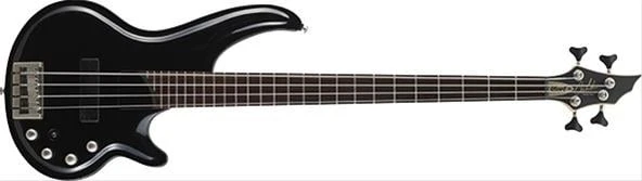 Cort CR41BK Curbow Serisi Aktif Bas Gitar - Siyah (Orta/Profesyonel Seviye) | Greg Curbow Tasarımı, Ebolony Tuşe ve Modern Ergonomik Gövde Yapısı ürün görseli 1