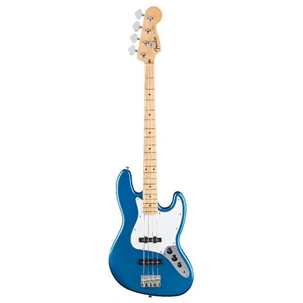 Fender 0266820560 Standard Jazz Bass Gitar (Aqua Marine Metallic) | Akçaağaç Klavye ve Metalik Mavi Cila Standart Seri Güvenilirliği ürün görseli 1