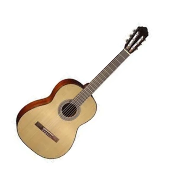 Cort AC100DXOP Deluxe Klasik Gitar (Başlangıç Seviye) | Ladin Kapak, Geliştirilmiş İnce Sap Profili ve Open Pore Doğal Mat Bitiş ürün görseli 1