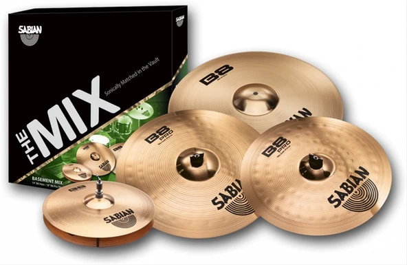 Sabian BP5003 Basement Mix Zil Seti (B8/B8Pro) | Karışık Set - Fiyat/Performans - Dayanıklı ürün görseli 1