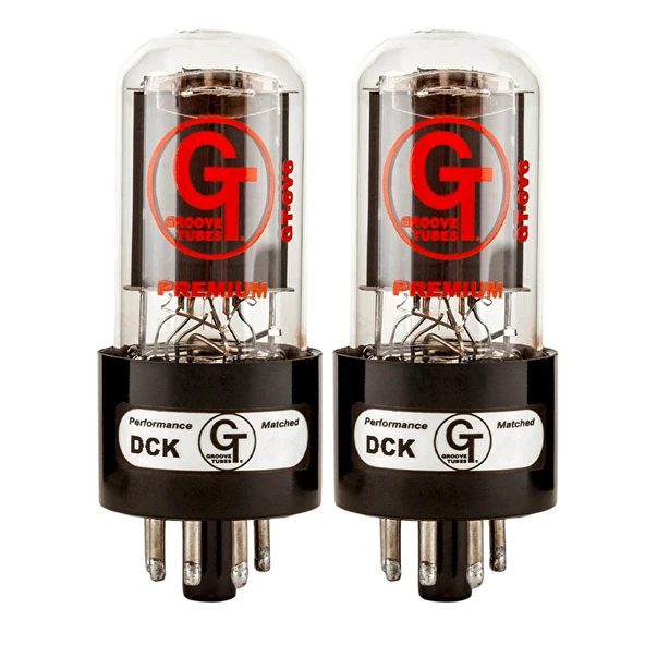 Groove Tubes 5550113539 GT-6V6-S Med Duet Power Lamba (Eşleştirilmiş İkili) | Deluxe Reverb Gibi Amfiler İçin Klasik 6V6 Tonu ürün görseli 1