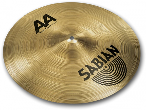 Sabian 21609B AA Rock Crash 16 İnç Davul Zili (Profesyonel) | Parlak ve Yüksek Ses Karakteri, Güçlü Atak Kapasitesi ve Dayanıklı Yapı ürün görseli 1