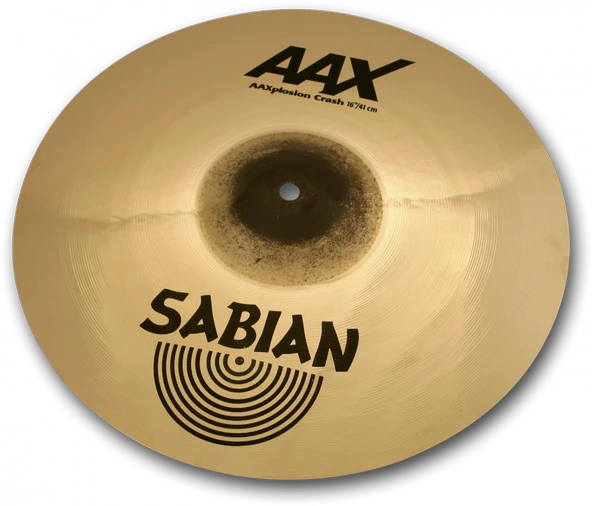 Sabian 21687XB AAX X-Plosion Crash Zil (16 İnç) | Ödüllü Tasarım - Parlak ve Patlayıcı - Hızlı ürün görseli 1