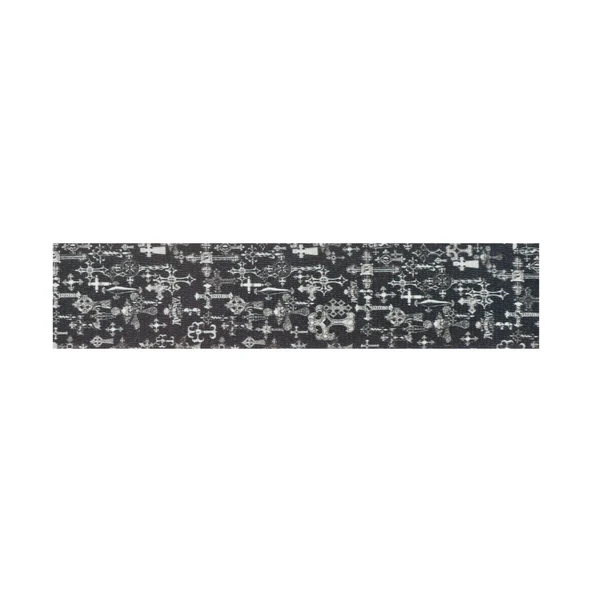 Planet Waves 50AL02 Alchemy Gitar Askısı Gothic Cross (5 cm) | Gotik Tasarım - Deri Uçlar - Premium Kalite ürün görseli 1