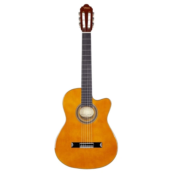 Valencia VC104THNC Klasik Gitar İnce Kasa (Naturel) | Thin Body - Rahat Çalım - Sap Çelikli ürün görseli 1