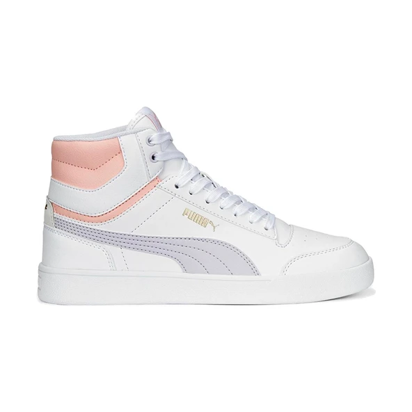 Puma 380748 Shuffle Mıd Spor Ayakkabı Beyaz-Lila ürün görseli 1