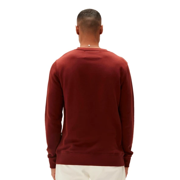 Bad Bear Logo Crewneck Sweatshirt Kahve - Resim 2