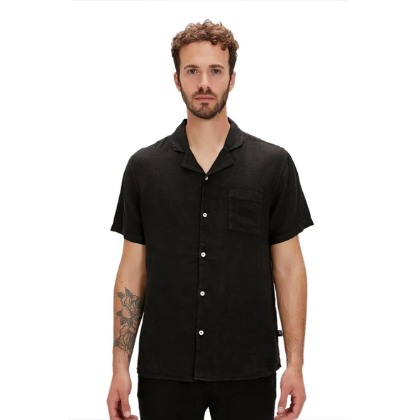 Bad Bear 24.01.30.002 Lyne Shirt Siyah ürün görseli 1